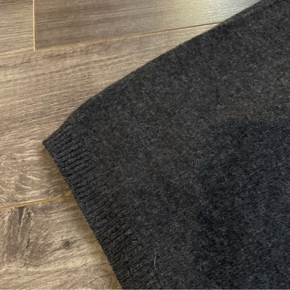 Vintage Michael Kors / Lyle & Scott Cashmere Skirt made Scotland faux wrap drape - Picture 4 of 9